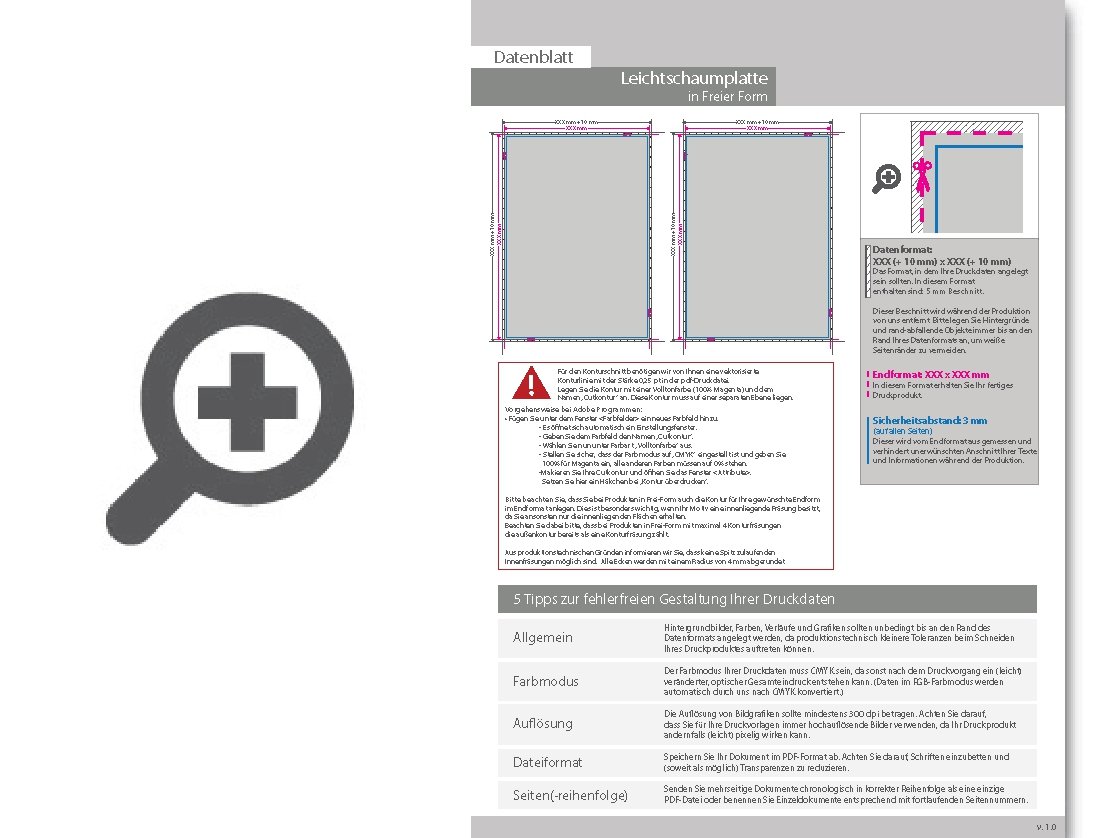 Product Bild leichtschaumplatte_smart-x_in_frei-form_(eine_kontur_m__glich)_im_kleinformat_ab_1_x_1_cm_beidseitig_4_4-farbig_bedruckt